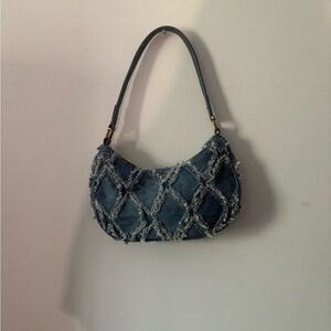 Stylish Blue Denim Shoulder Bag